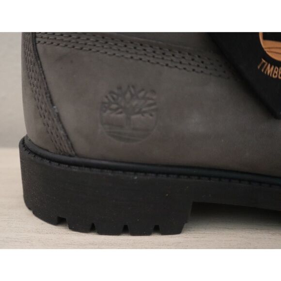 Timberland 0A64B9-033 Men's Sz 5.5M Med. Gray Nubuck Premium 6" Waterproof Boots - Picture 6 of 13